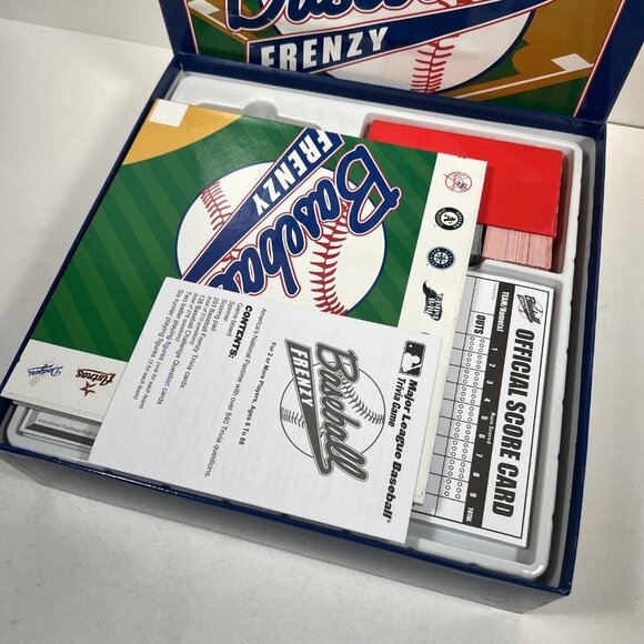 BASEBALL FRENZY,  Major League Baseball Trivia Board Game Complete Game 2004 - Picture 3 of 6